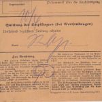 Bayern - 30 Pfg. Ludwig Paketkarte Geinsheim (Pfalz) - Kaiserslautern 9. APR 18