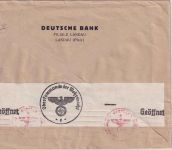 DR - 12 Pfg. Hindenburg Brief/Europatarif i.d. SCHWEIZ Landau - Bern 1941 Zensur
