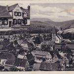 Rheinland-Pfalz - Niederschlettenbach Gasthaus Müller sw-Mehrbild-Foto-AK 1938