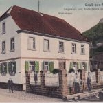Rheinland-Pfalz - Rinnthal Sägewerk u. Kistenfabrik Schneider farb. AK ca. 1910