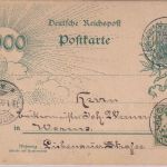 Bayern/DR - Landau 18. JAN 1900 Jahrhundert-Ganzsache/Formular n. Worms