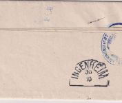 Bayern - Bergzabern 30/10 (1882) Dienstbrief n. Heuchelheim - mit Inhalt
