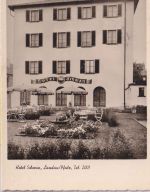 Rheinland-Pfalz - Landau Hotel Schwan sw-Foto-AK gelaufen 1957