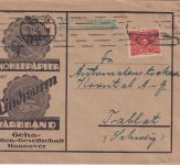 DR-Infla - 3 M. Posthorn Mischsendung i.d. SCHWEIZ Hannover - Tablat 6.7.22