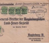 DR-Infla - 6x800 T./400 M. + Gebühr bezahlt Geschäftspapiere KOS Westerhausen