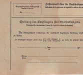 DR-Infla - Berlin NO 55 22.5.20 Wertpaketkarte i.d. SCHWEIZ Geb.bez.+Zensur