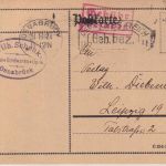 DR-Infla - Osnabrück Geb. Bez. 31.8.23 Masch.stempel !! Karte n. Leipzig - RR!