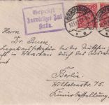 DR-Infla - 2x3 M. Posthorn Brief Bischofsburg 23.10.22 - Auswärtiges Amt