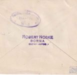 DR-Infla - 8x5 Mrd. Korbdeckel u.a. Einschreibebrief n. HOLLAND Borna 18.11.23