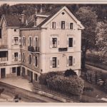 Württemberg - Badenweiler Pension Ehrhardt sw-Foto-AK gelaufen 1936