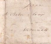 Bayern - Augsburg 1849 Frachtbrief n. Mittenwald