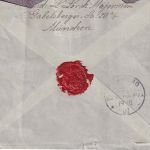 Bayern - München 1907 Feldpostbrief n. Warmbad/Deutsch-Südwestafrika
