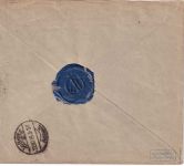 DR - 35 Pfg. Germania b-Farbe u.a. Einschreibebrief Netzschkau - Jessnitz 1919