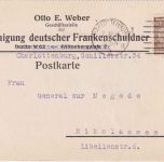 DR - 3 Pfg. Korbdeckel Ortskarte/Firmenkarte Charlottenburg - Nikolasee 7.12.23