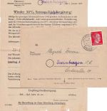 DR - Isernhagen ü. Hannover 16.1.45 Ortsfaltbrief (m. Inhalt)