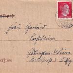 DR - Othfresen ü. Goslar 22.1.45 Fernbrief n. Göttingen (mit Inhalt !!)