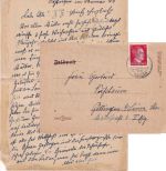 DR - Othfresen ü. Goslar 22.1.45 Fernbrief n. Göttingen (mit Inhalt !!)