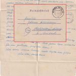 DR - Bergen (Kr. Celle) 25.1.45 Feldpostbrief (Heeres-Lehrschmiede) n Merkendorf