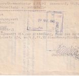 DR - Hannover 24.2.25 Dienstbrief/Frei d. Ablösung n. Wesendorf (Inhalt !)