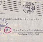 DR - Wien 11.8.44 Feldpostbrief (WKV XVII) n. Karlsbad - mit Inhalt