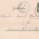Bayern - Kainzenbad 17. AUG 99 Saisonpostamt/Ank.stpl. Karte v. Tölz