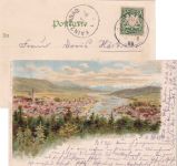 Bayern - Kainzenbad 17. AUG 99 Saisonpostamt/Ank.stpl. Karte v. Tölz