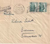 DR - 2x6 Pfg. Gautheater Brief Masch.stpl. Hannover Logenmuseum 1939