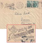 DR - 2x6 Pfg. Gautheater Brief Masch.stpl. Hannover Logenmuseum 1939