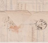 Österreich - 5 Kr. Doppeladler Brief (Vordruck Nationalbank) n. UNGARN Wien 1866