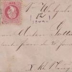 Österreich - 3+5 Kr. Ausg. 1867 Ortseinschreibebrief Wien 1871
