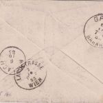 Österreich - 5 Kr. Doppeladler Brief Fingerhut-K1 Piber - Wien 1885