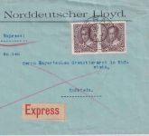 Österreich - 2x20 H. Jubiläum Eilbrief Meran - Kufstein 10.2.12