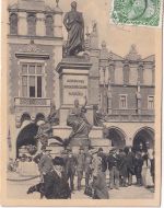 Österreich - Krakau Esperantokongress 1912 privater Stempel Karte n. Stuttgart