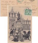 Österreich - Krakau Esperantokongress 1912 privater Stempel Karte n. Stuttgart