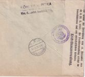 Österreich - 25 K. Kornähre u.a. Einschreibebrief Wien 10.5.22 Zensur