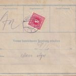 Österreich - 1 K. Krone u.a. Nachnahme-Paketkarte Linz - Hopfgarten 1919