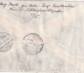 Österreich - 1 S. Trachten u.a. Eilbrief (Rohrpost) i.d. CSR/Sondertarif ! 1935