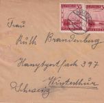 Österreich - 2x30g Landschaften Zensurbrief i.d. SCHWEIZ Dornbirn 22.6.46