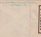 Österreich - 38g Landschaften u.a. Zensurbrief Innsbruck - Eberbach 22.7.46