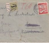 Österreich - 40g Landschaften Brief Leibnitz - Schrems 1947 Nachporto