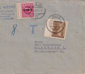 Österreich - 8g Landschaften Brief Garz - Dornbirn 7.12.46 Nachporto