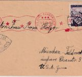 Österreich - 60g Landschaften Zensurbrief Mötz - München 25.8.47