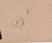 Österreich - 5 Kr. Portomarke portopfl. Einschreibe-Dienstbrief Rumburg 1899