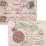 Österreich - Bozen 1905 Glückwunschkarte n. Lembach - Nachporto