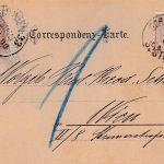 Österreich/Slowenien - Schönstein 1900 unfrankierte Farblitho (Wöllan) Nachporto