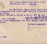 Österreich/Ungarn - Wien 1927 unterfrankierte Firmenkarte n. Köszeg + retour