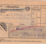 Österreich - 5g Portomarke Paketaufgabeschein Kremsmünster 1936