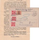 Österreich - Wien 5.9.46 unfrankierter Dienst-Ortsbrief - 2x Nachporto