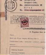 Österreich - Graz 10.6.47 portopflichtige Dienstsache/Ortsbrief - Nachporto