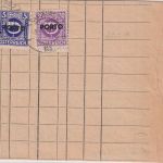 Österreich - 5 S.+30g Posthorn/Porto Zustelliste Salzburg 1947